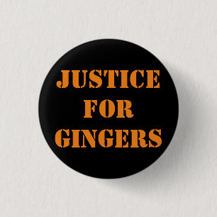 Justice for Gingers 3 Cm Round Badge