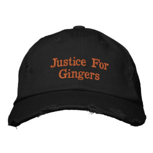 Justice For Gingers Embroidered Hat