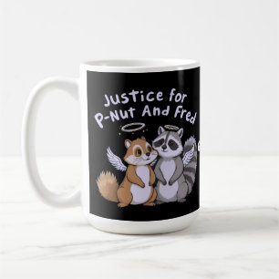 Justice for P-Nut and Fred A Humourous Stand Coffee Mug