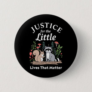 Justice For Peanut The Squirrel – Christmas Xmas S 6 Cm Round Badge