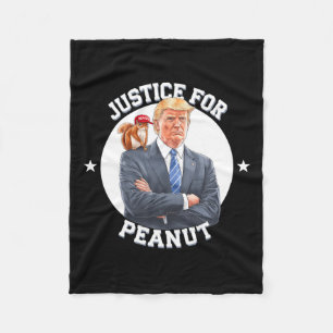 Justice For Peanut The Squirrel – Christmas Xmas S Fleece Blanket