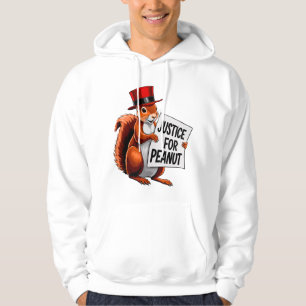 Justice For Peanut The Squirrel - Squirrel Lover Hoodie