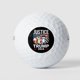 Justice For Peanut Win Trump 2024 Golf Balls