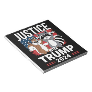 Justice For Peanut Win Trump 2024 Notepad