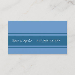 Justice In Blue  Stripes Attorney   Law Consultant Business Card