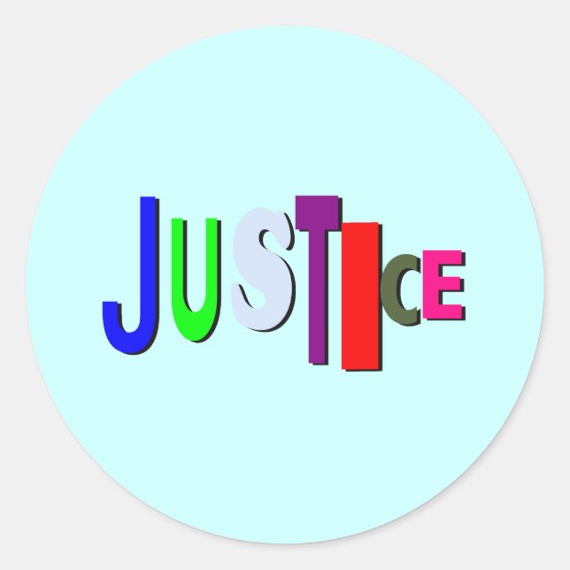 Justice in Colour B Sticker (Front)