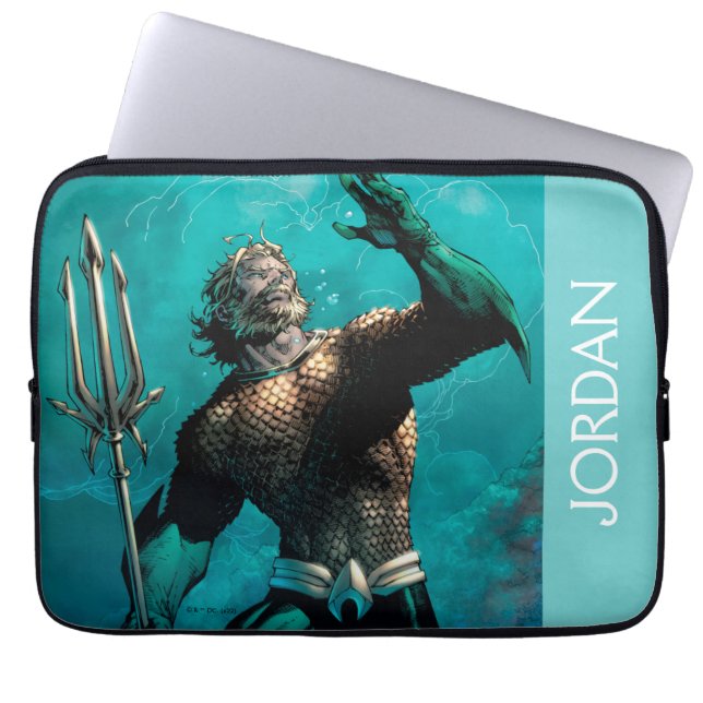 Justice League #10 Aquaman Drowned Earth Variant Laptop Sleeve (Front)