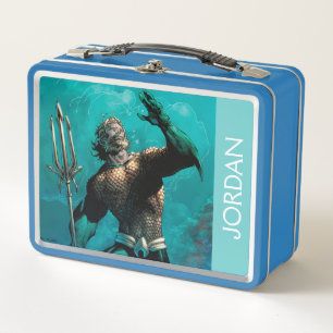 Justice League #10 Aquaman Drowned Earth Variant Metal Lunch Box