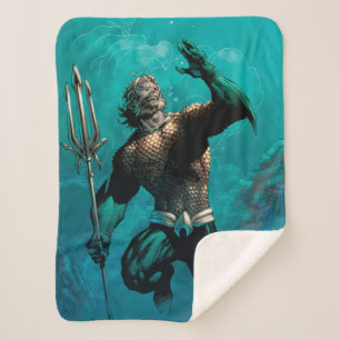 Justice League #10 Aquaman Drowned Earth Variant Sherpa Blanket