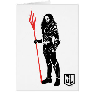 Justice League Aquaman Pose Noir Pop Art