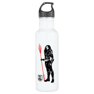 Justice League Aquaman Pose Noir Pop Art 710 Ml Water Bottle