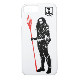 Justice League   Aquaman Pose Noir Pop Art iPhone 8/7 Case