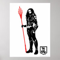 Justice League | Aquaman Pose Noir Pop Art