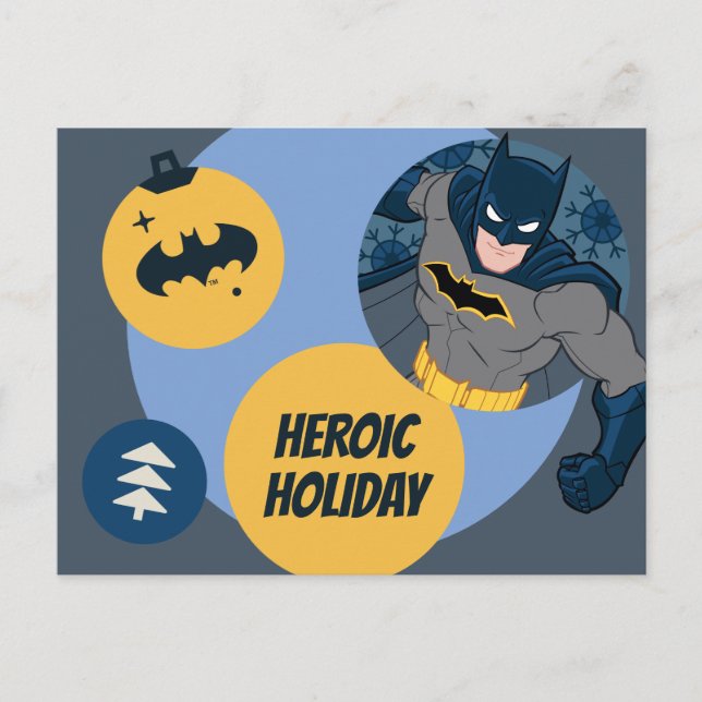 Justice League Batman Holiday Bauble (Front)