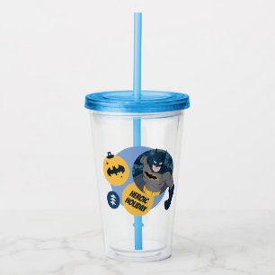 Justice League Batman Holiday Bauble Acrylic Tumbler