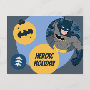Justice League Batman Holiday Bauble Postcard