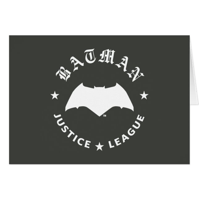 Justice League | Batman Retro Bat Emblem (Front Horizontal)