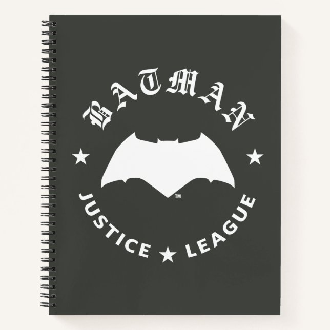 Justice League | Batman Retro Bat Emblem Notebook (Front)