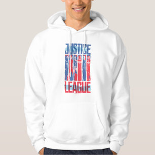 Justice League Blue & Red Group Pop Art Hoodie