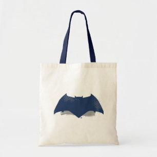 Justice League Brush & Halftone Batman Symbol Tote Bag