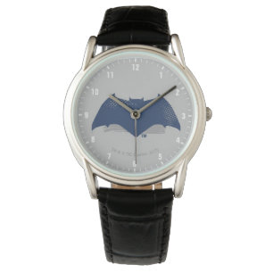 Justice League   Brush & Halftone Batman Symbol Watch