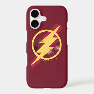 Justice League Brush & Halftone Flash Symbol