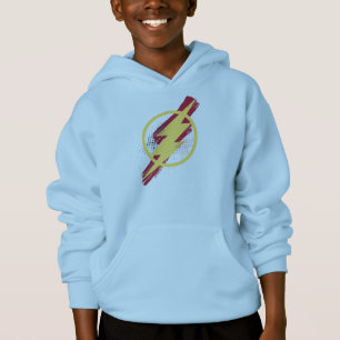 Justice League Brush & Halftone Flash Symbol