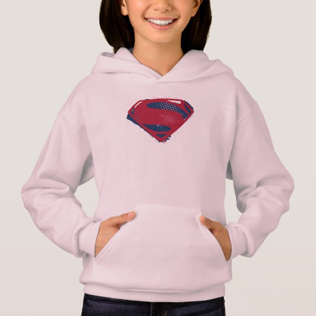 Justice League | Brush & Halftone Superman Symbol (Front)
