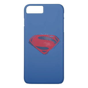 Justice League   Brush & Halftone Superman Symbol Case-Mate iPhone Case