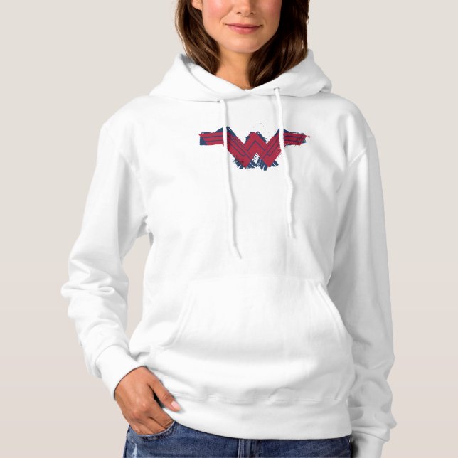Justice League | Brushed Wonder Woman Symbol Hoodie (Front)