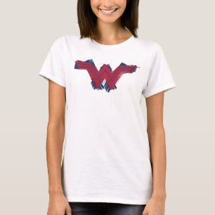 Justice League   Brushed Wonder Woman Symbol T-Shirt