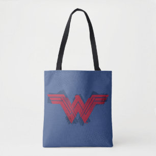 Justice League Brushed Wonder Woman Symbol Tote Bag