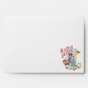 Justice League Chibi Holiday Tree Decorating Envelope