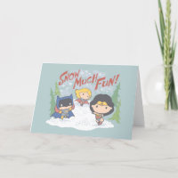 Justice League Chibi Snowball Fight