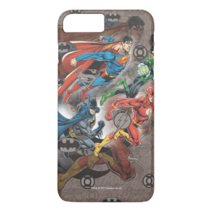 Justice League Collage Case-Mate iPhone Case