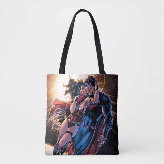 Justice League Comic Cover #12 Variant Tote Bag (Front)