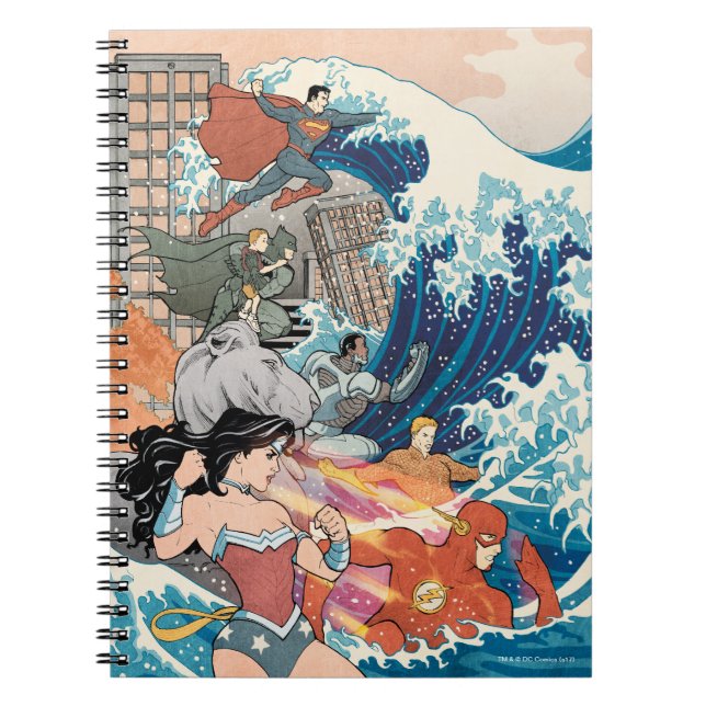 Justice League Comic Cover #15 Variant Spiral Notebook (Front)