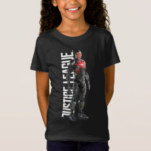 Justice League Cyborg On Battlefield T-Shirt