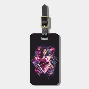 Justice League   Diamond Galactic Group Panels Luggage Tag