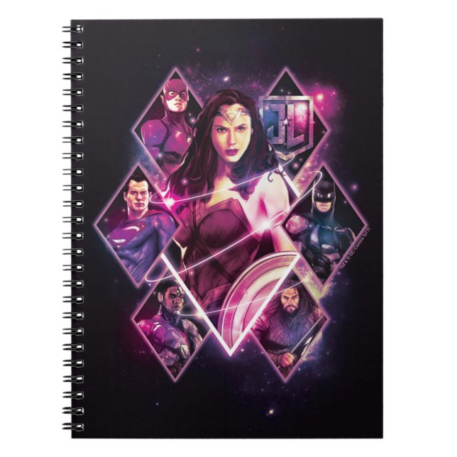 Justice League | Diamond Galactic Group Panels Notebook (Front)
