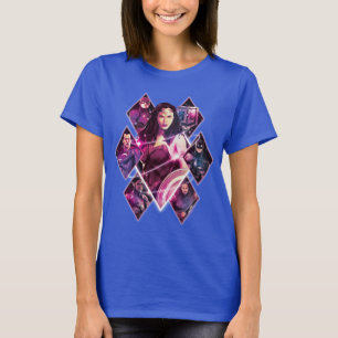 Justice League   Diamond Galactic Group Panels T-Shirt