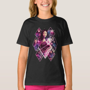 Justice League   Diamond Galactic Group Panels T-Shirt