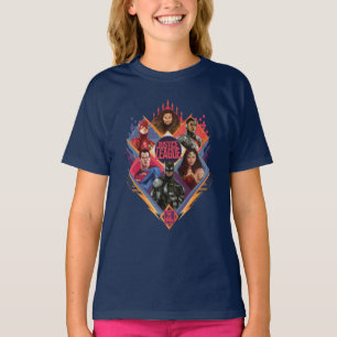 Justice League   Diamond Hatch Group Badge T-Shirt