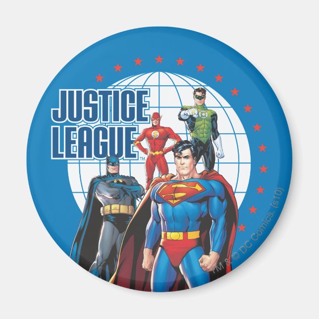 Justice League Global Heroes Magnet (Front)