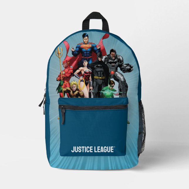 Justice League - Group 2 Printed Backpack (Front)