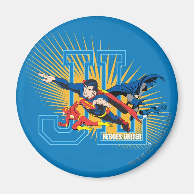 Justice League Heroes United Magnet (Front)