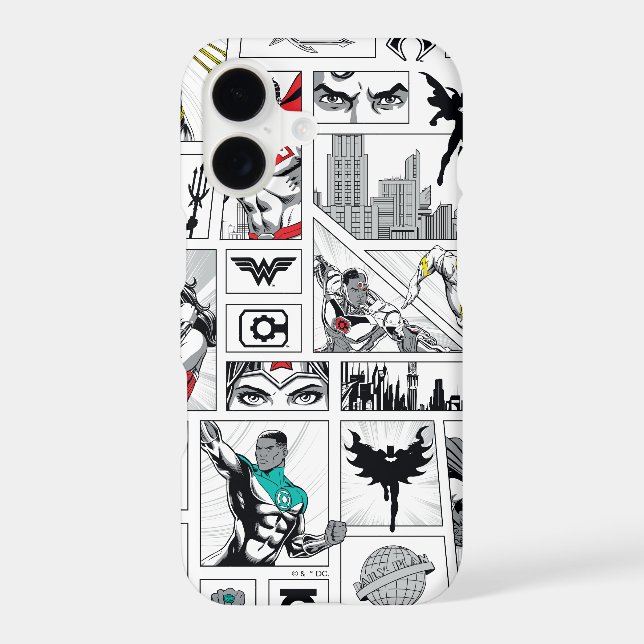 Justice League Heroic Panel Pattern (Back)