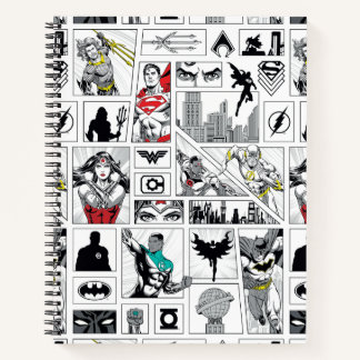 Justice League Heroic Panel Pattern Notebook