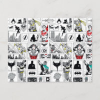Justice League Heroic Panel Pattern