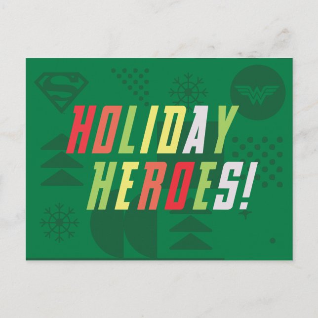 Justice League Holiday Heroes Graphic (Front)